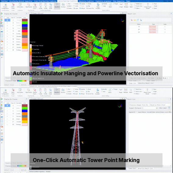 LiPowerline Power Line Vectorisation