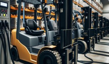 Monitoring of charging stations for electric vehicles and forklifts