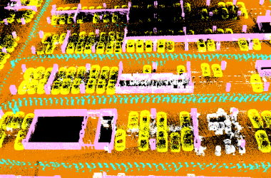 LiDAR360MLS Urban Asset Survey - Underground Parking Garage