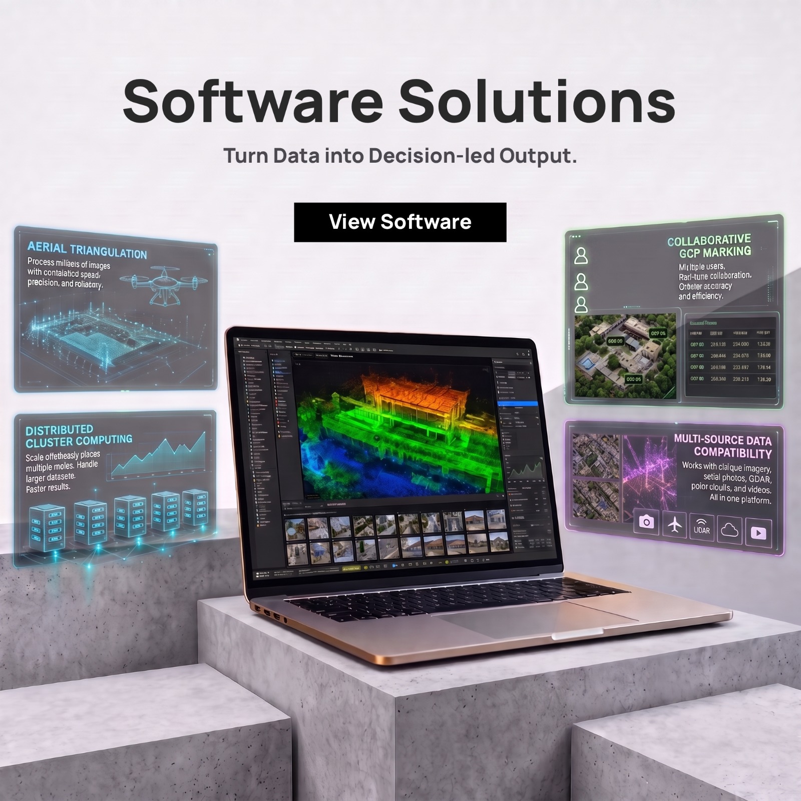 Geospatial Solutions | Hardware | Software | UAV | Mirai Aerospace